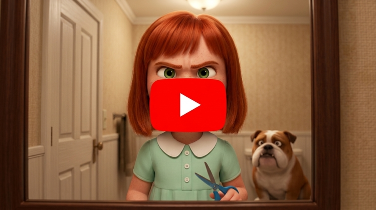 Pixar Style DIY Haircut Disaster AI Video Prompt